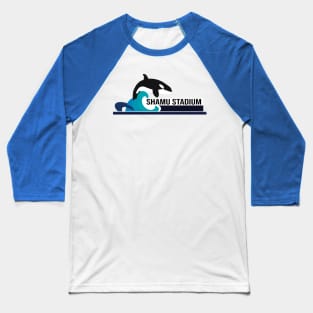 Shamu Stadium Sign Baseball T-Shirt